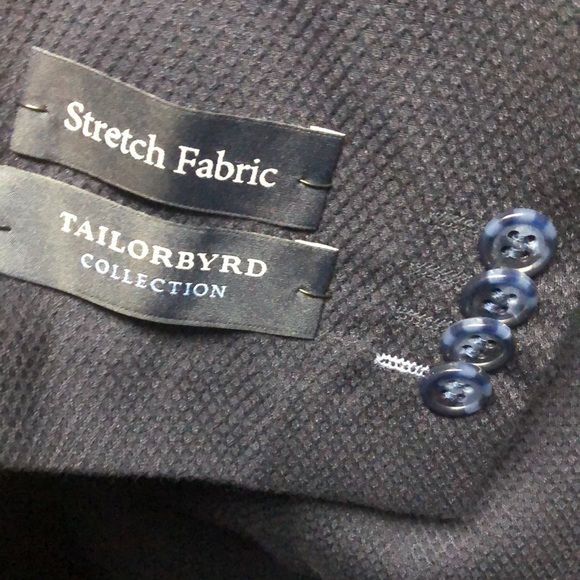 Tailorbryd Navy Blue Stretch Sports coat NWT 42L - Picture 3 of 6